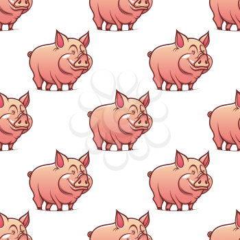 Cute pink pink seamless background pattern with a repeat motif in square format for agriculture design