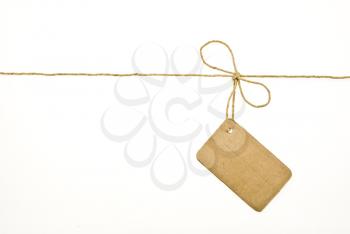 Royalty Free Photo of a Cardboard Tag