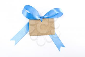 Royalty Free Photo of a Blank Cardboard Gift Tag
