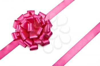 Royalty Free Photo of Pink Ribbons and Bow