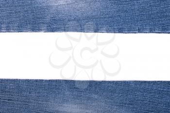 Royalty Free Photo of Jeans Border