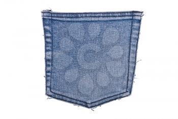 Royalty Free Photo of Blue Jeans Pocket