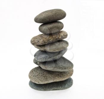 Royalty Free Photo of a Stack of Pebble Stones
