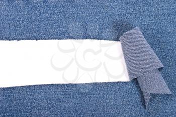 Royalty Free Photo of a Jeans Border