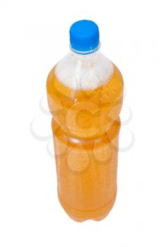 Royalty Free Photo of a Plastic Bottle of Beer