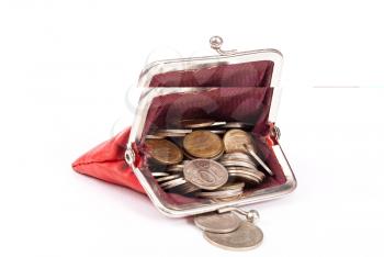 Royalty Free Photo of a Red Coin Purse