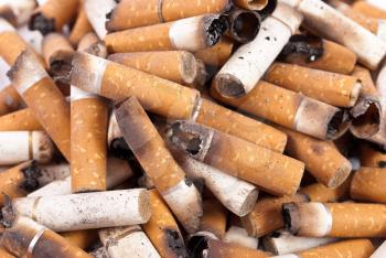Royalty Free Photo of Cigarette Butts