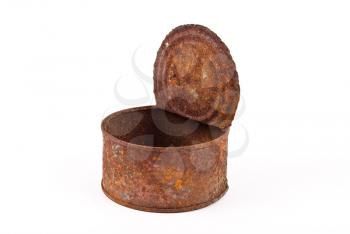 Royalty Free Photo of a Rusty Can