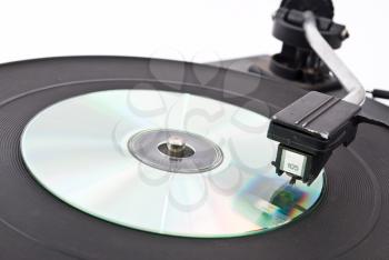 Royalty Free Photo of a Vinyl Record Playing