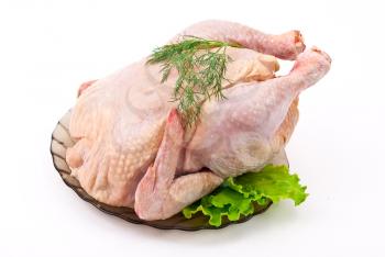 Royalty Free Photo of a Raw Chicken