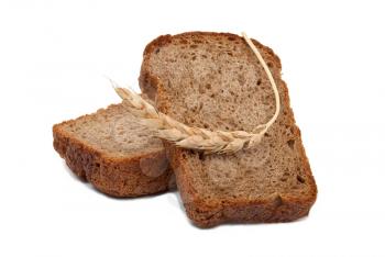 Royalty Free Photo of Sliced Bread With Wheat