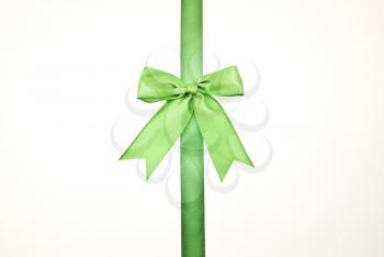 Royalty Free Photo of a Green Bow