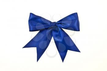 Royalty Free Photo of a Blue Bow