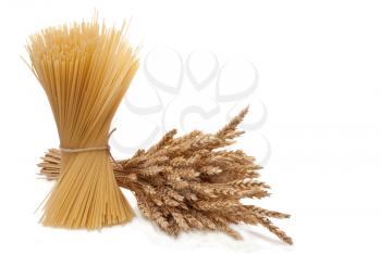 Spaghetti with wheat ears