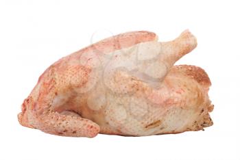 Royalty Free Photo of a Whole Chicken on a White Background