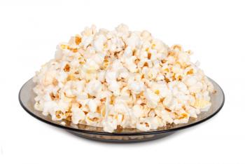 Popcorn on a plate