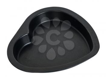 Baking dish in the shape of heart