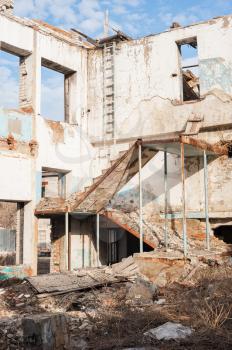 Demolition of old buildings