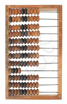 Old wooden abacus