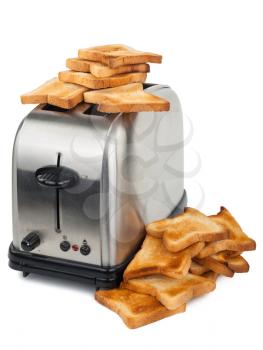 Toaster with bread
