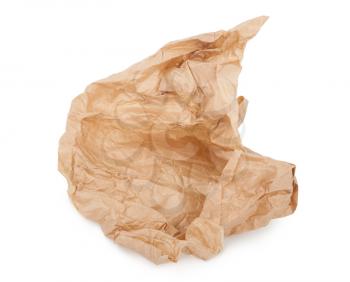 Torn paper bag