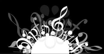 Abstract music background