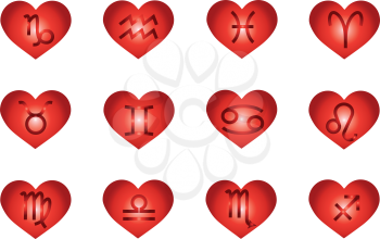 heart, zodiac signs, horoscope, love