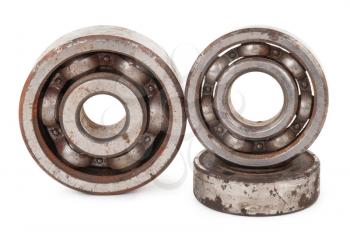 Old rusty bearings