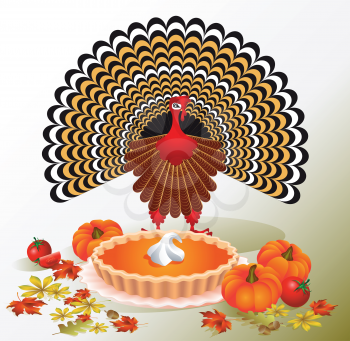 Thanksgiving Day. Design for the decoration