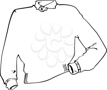 Royalty Free Clipart Image of a Sweater