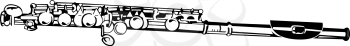 Royalty Free Clipart Image of a Flute