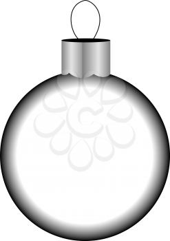 Royalty Free Clipart Image of a Christmas Ornament