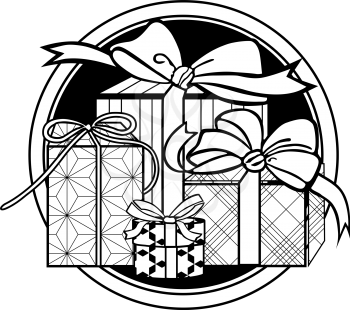 Royalty Free Clipart Image of Gifts