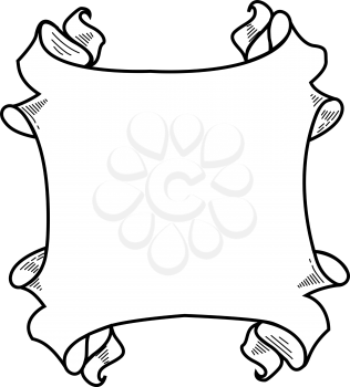 Royalty Free Clipart Image of a Parchment