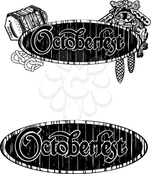 Royalty Free Clipart Image of Oktoberfest Headers