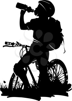 Biking Clipart