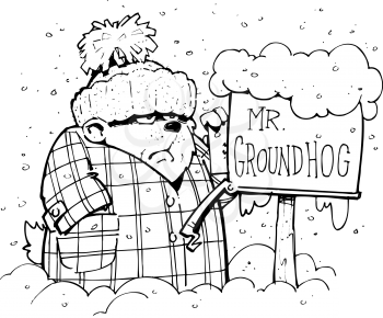 Groundhogs Clipart