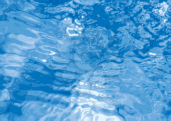 Royalty Free Clipart Image of a Water Effect
