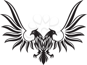 Royalty Free Clipart Image of a Bird Symbol