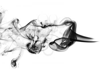 Magic Abstract Smoke over white background