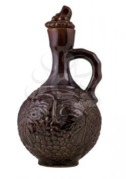 Ceramic jug for alcoholic beverage