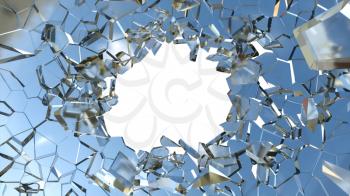 Royalty Free Photo of Shattered Glass
