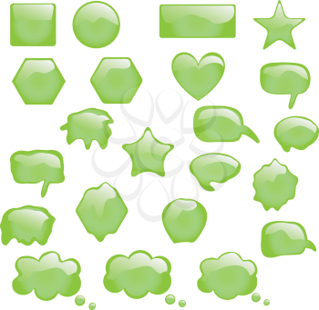 Royalty Free Clipart Image of a Set of Symbols