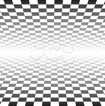 Royalty Free Clipart Image of a Checked Background