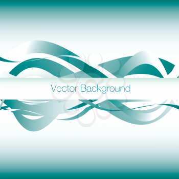 Royalty Free Clipart Image of a Background With a Band for Text