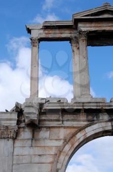 Royalty Free Photo of an Arch in Athens