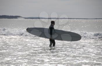 Royalty Free Photo of a Surfer