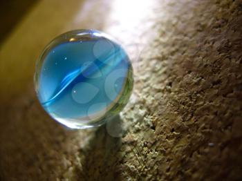Royalty Free Photo of a Blue Marble