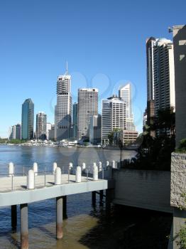 Royalty Free Photo of a View of Brisbane Australia From the River