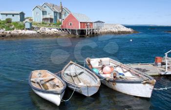 Royalty Free Photo of Peggy's Cove in Nova Scotia